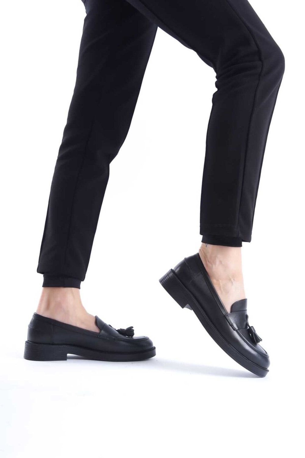 SHOES HAKİKİ DERİ PÜSKÜLLÜ LOAFER AYAKKABI