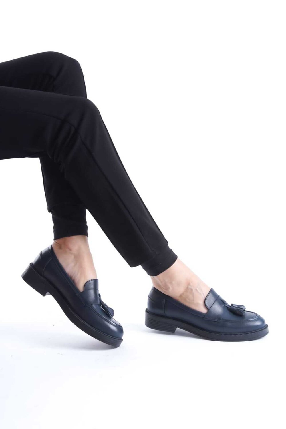 SHOES HAKİKİ DERİ PÜSKÜLLÜ LOAFER AYAKKABI