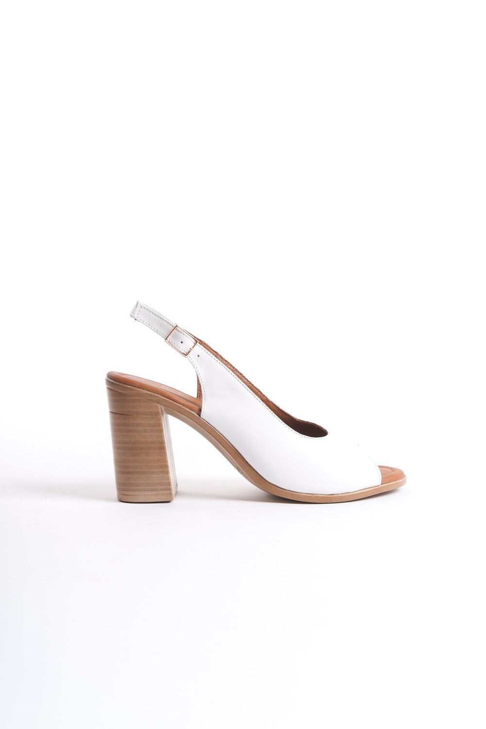 SHOES HAKİKİ DERİ TOPUKLU SANDALET