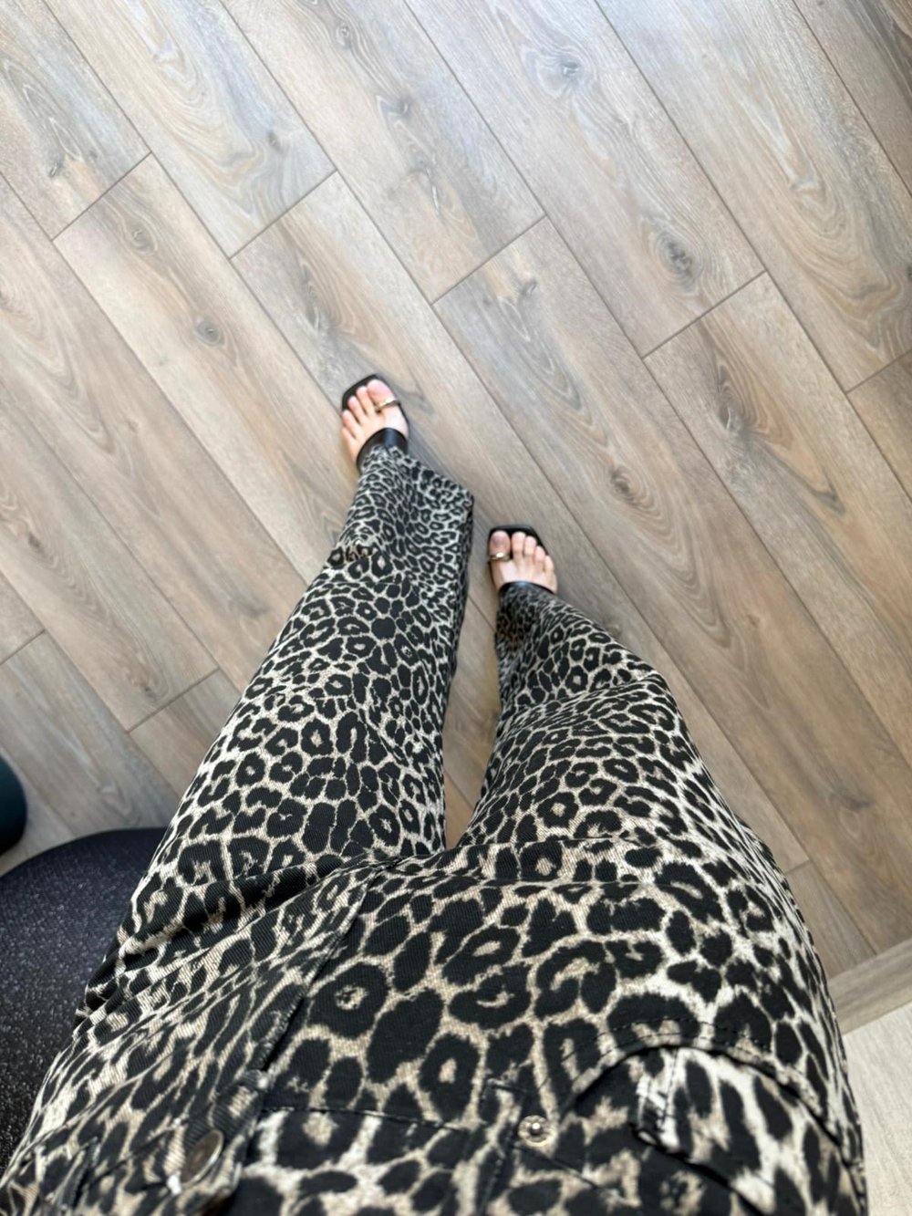 Leopar Desen Pantolon
