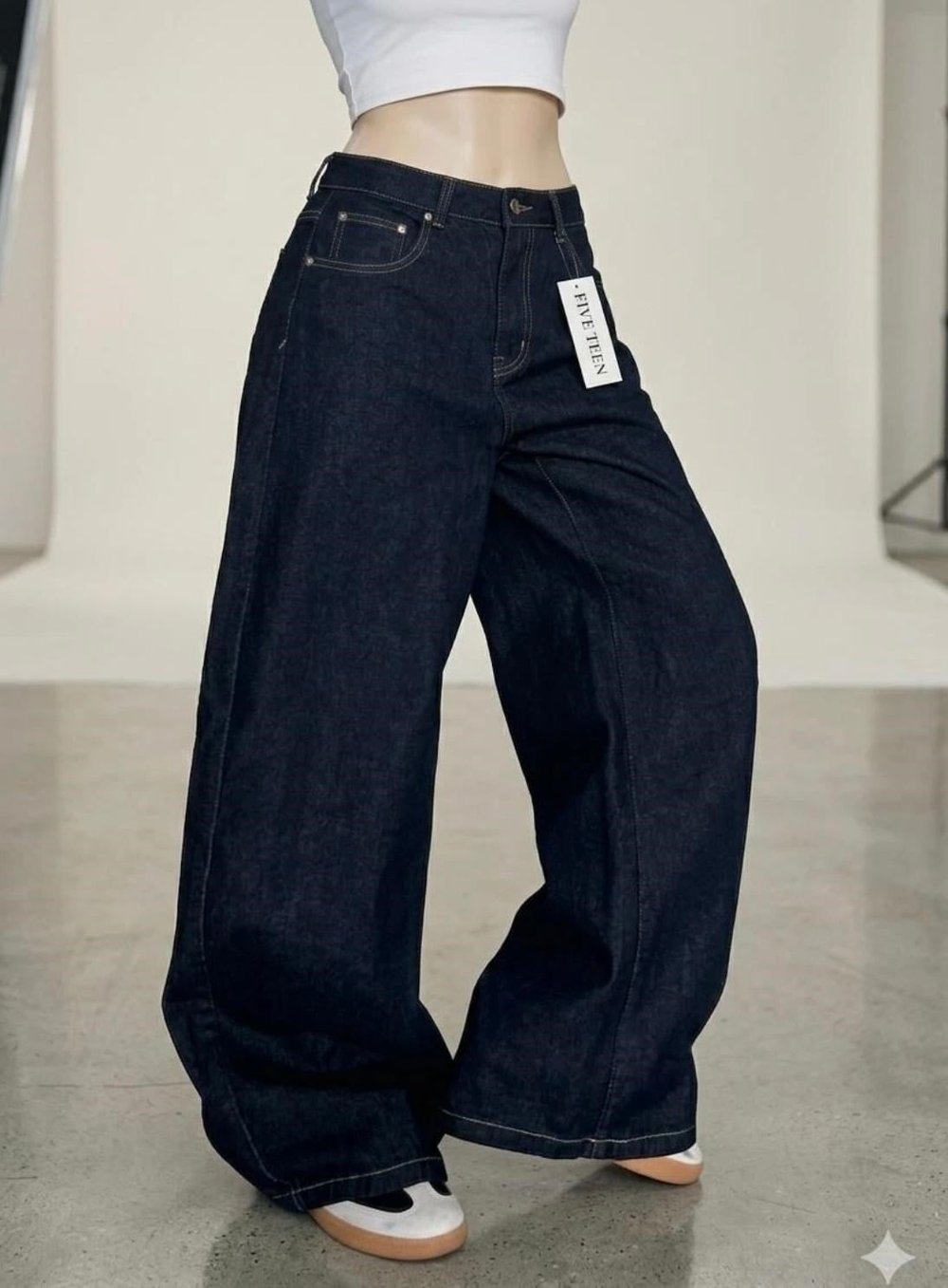 Wide Leg Geniş Paça Baggy Denim Jean Pantolon
