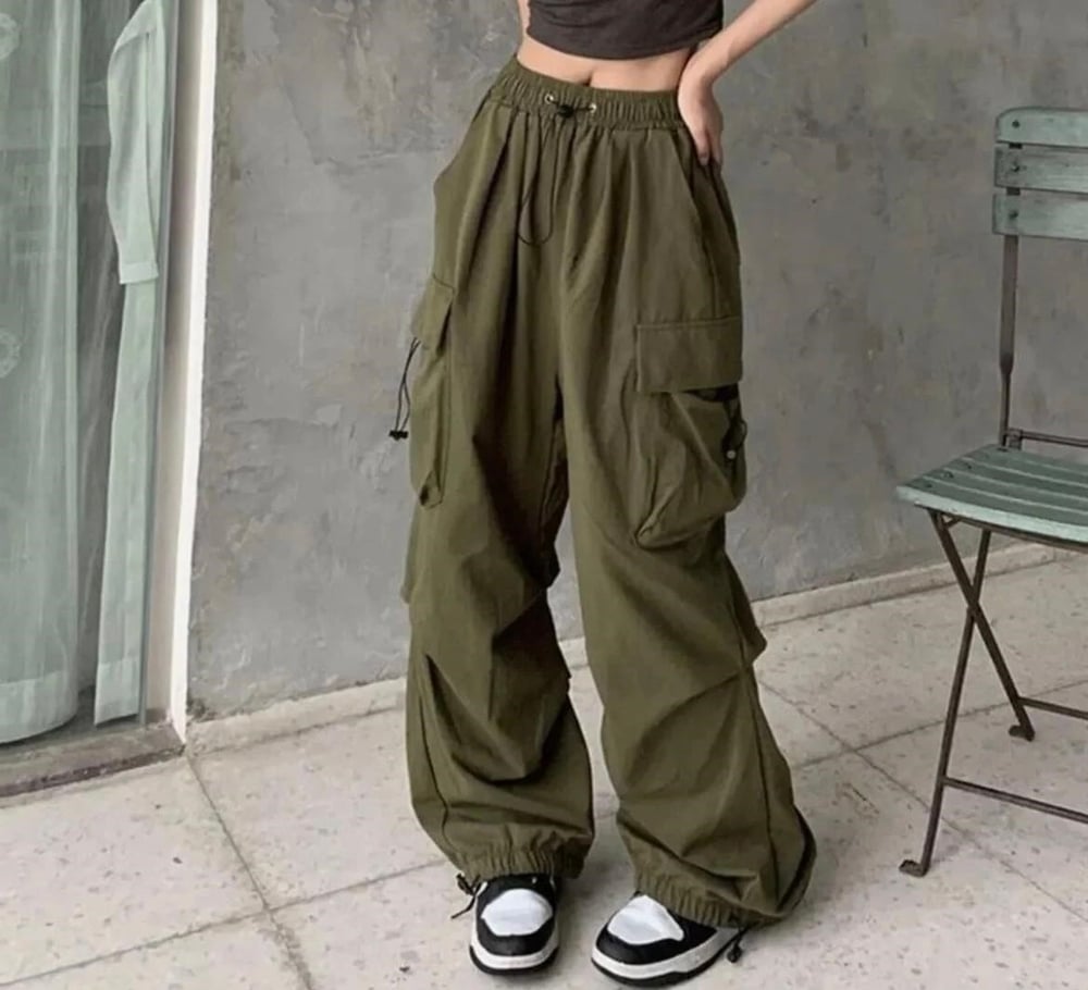 Y2K Extra Salaş Kargo Cepli Pantolon