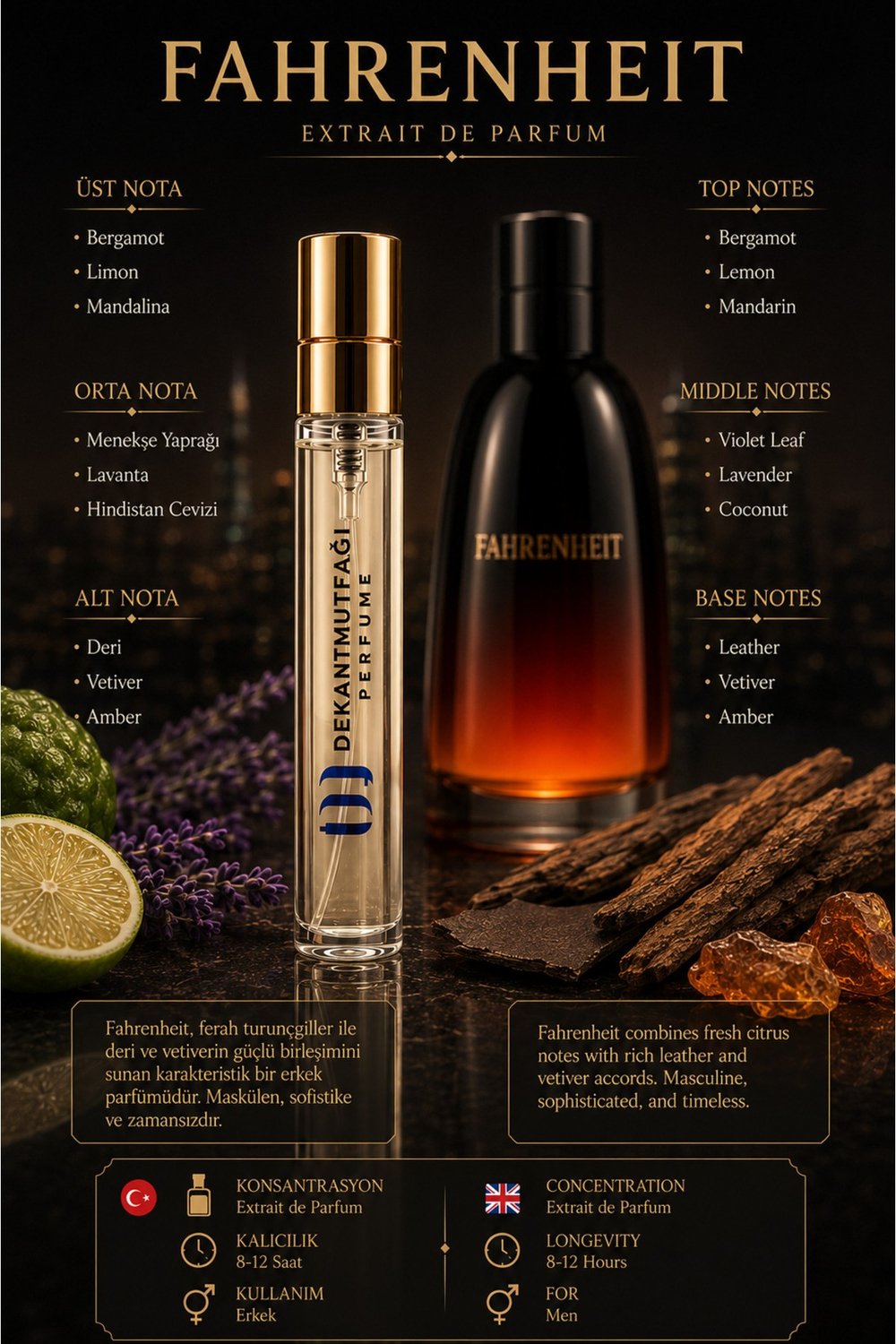 Fahrenheit Erkek 10ml Parfüm