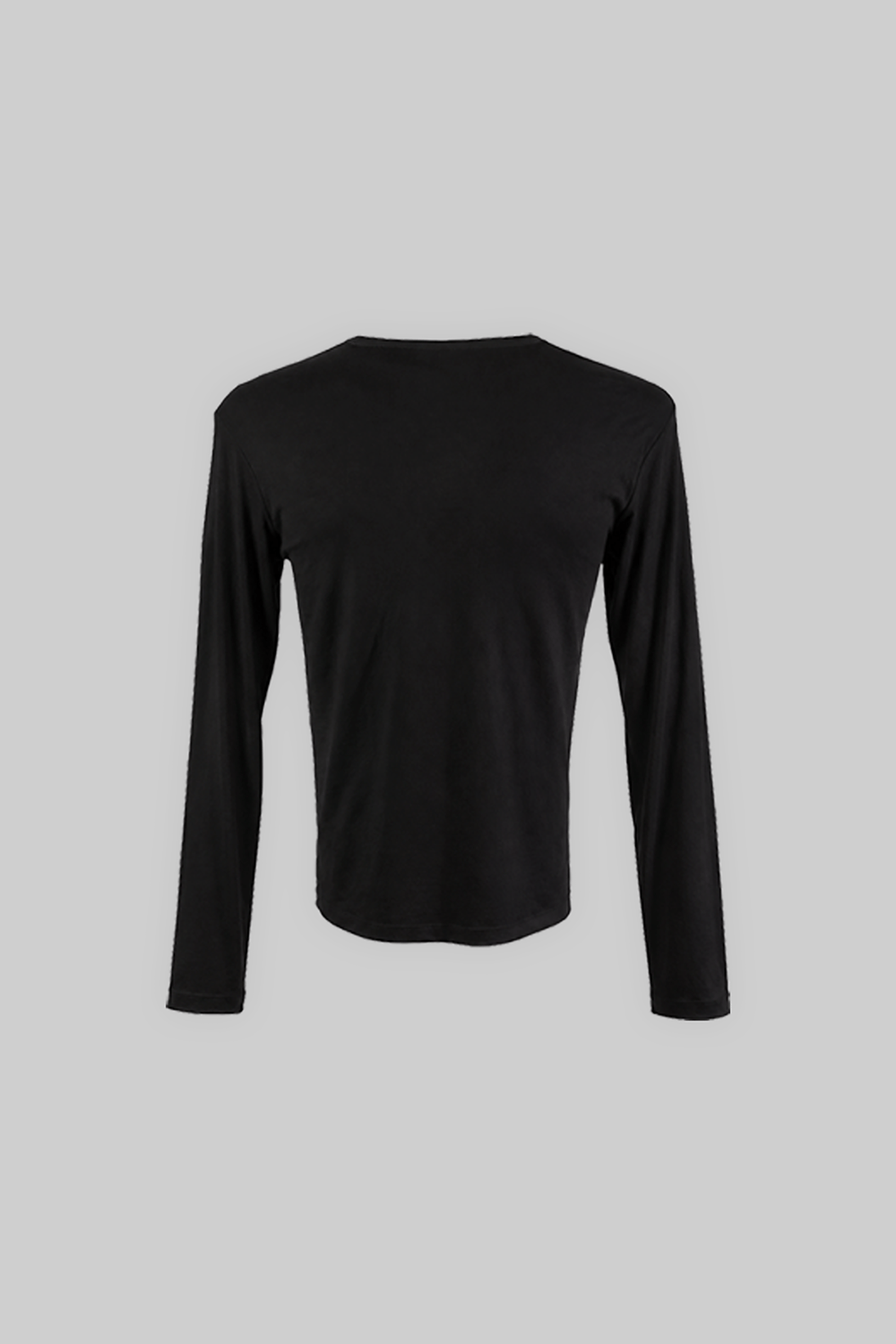 MS Henley Long Sleeve | Siyah