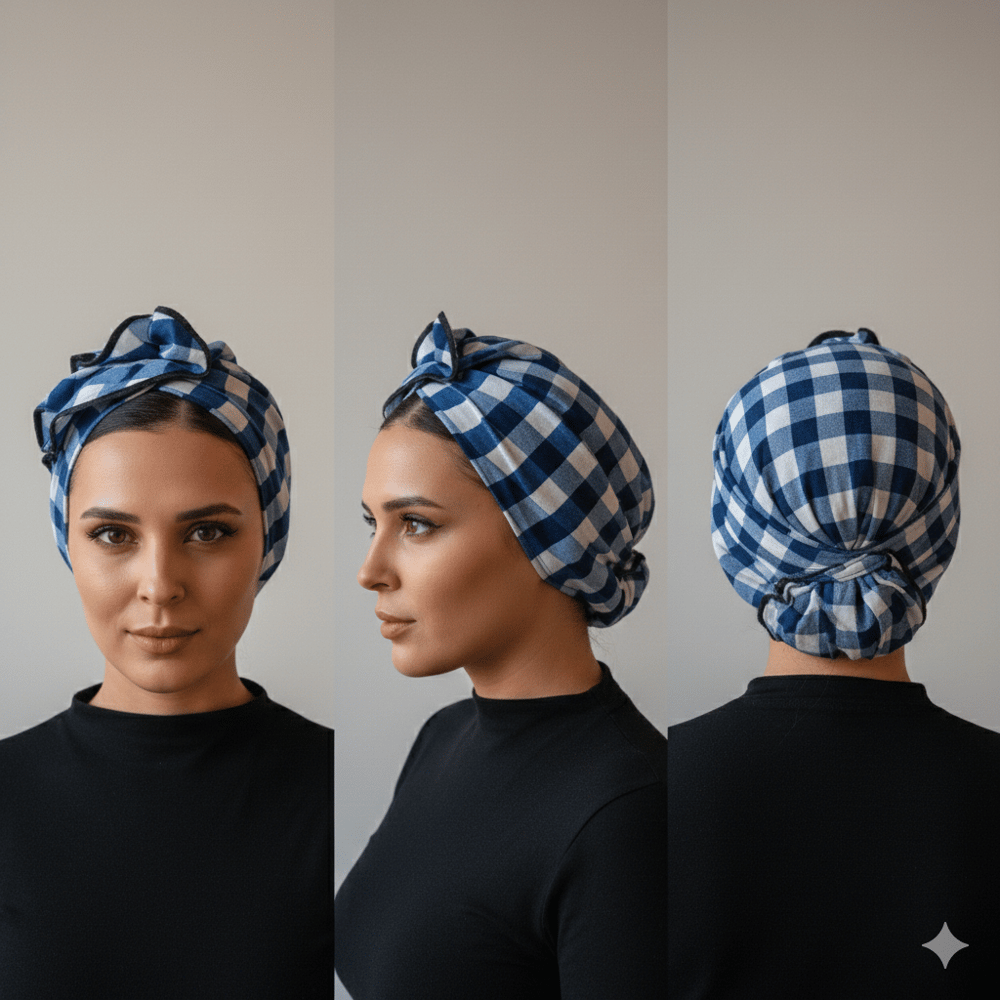 MARİNA MAVİ ÇİZGİLİ BONE 