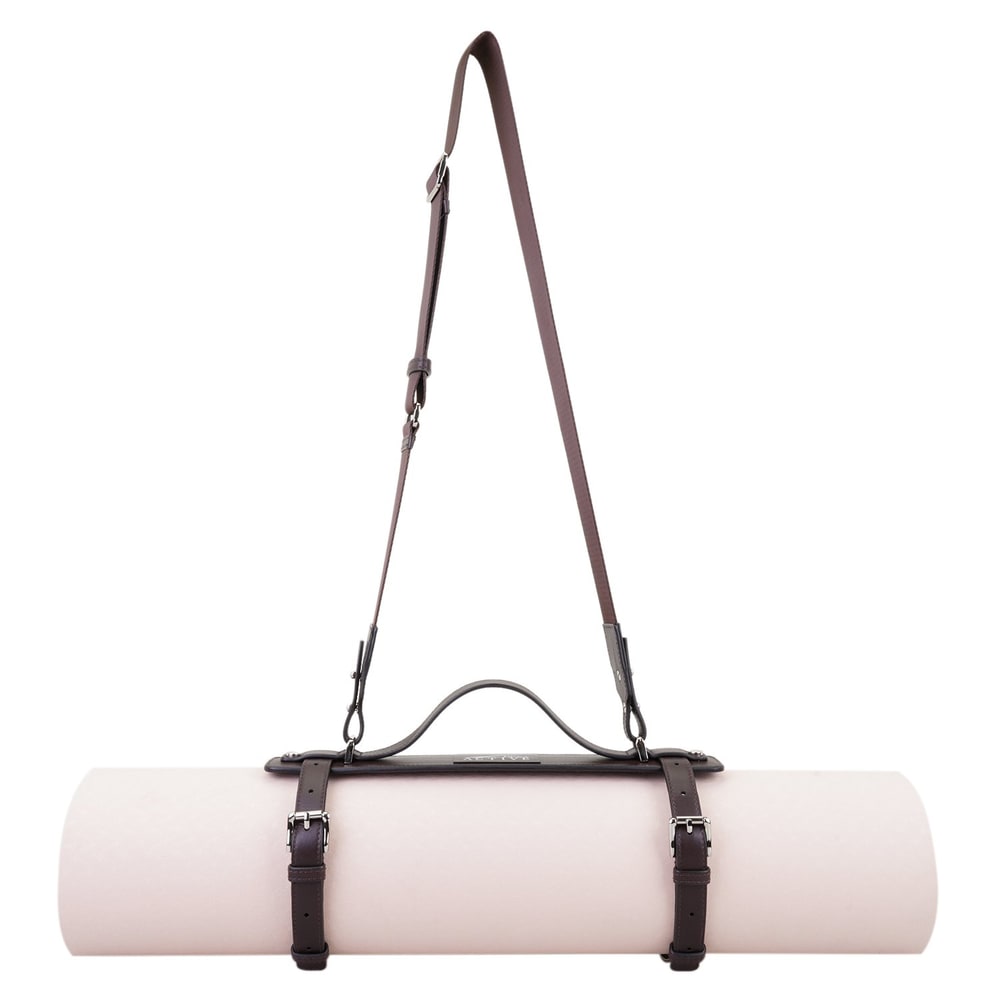 Bandha Kahve Deri Yoga Matı Askısı