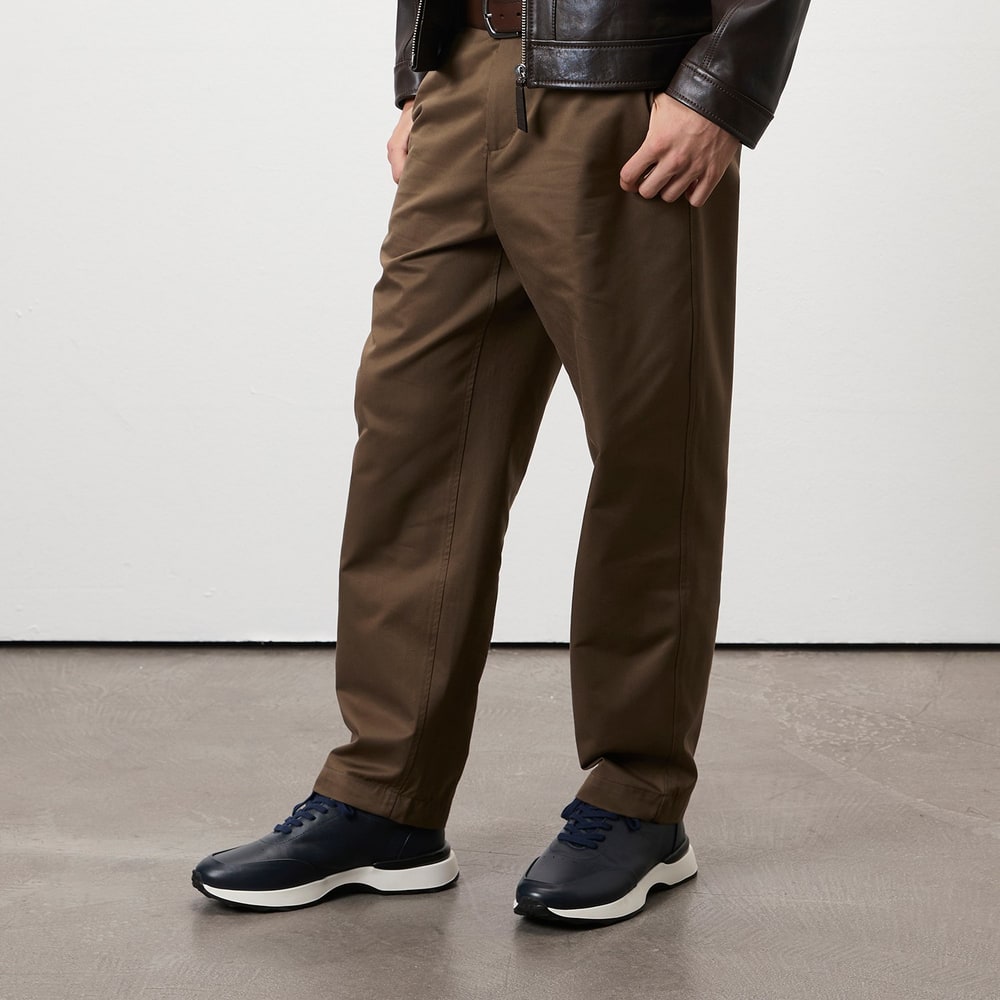 Bria Lacivert Erkek Deri Spor Ayakkabı