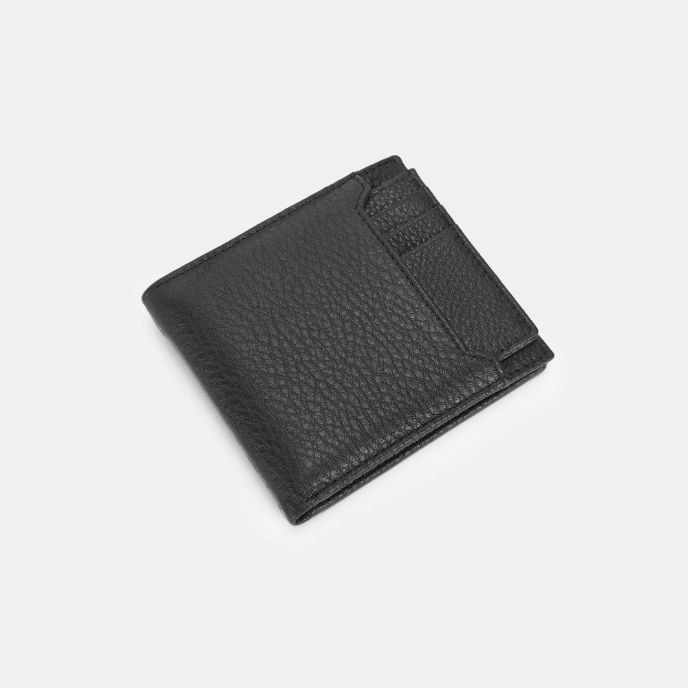 Caius Siyah Erkek Deri Cüzdan