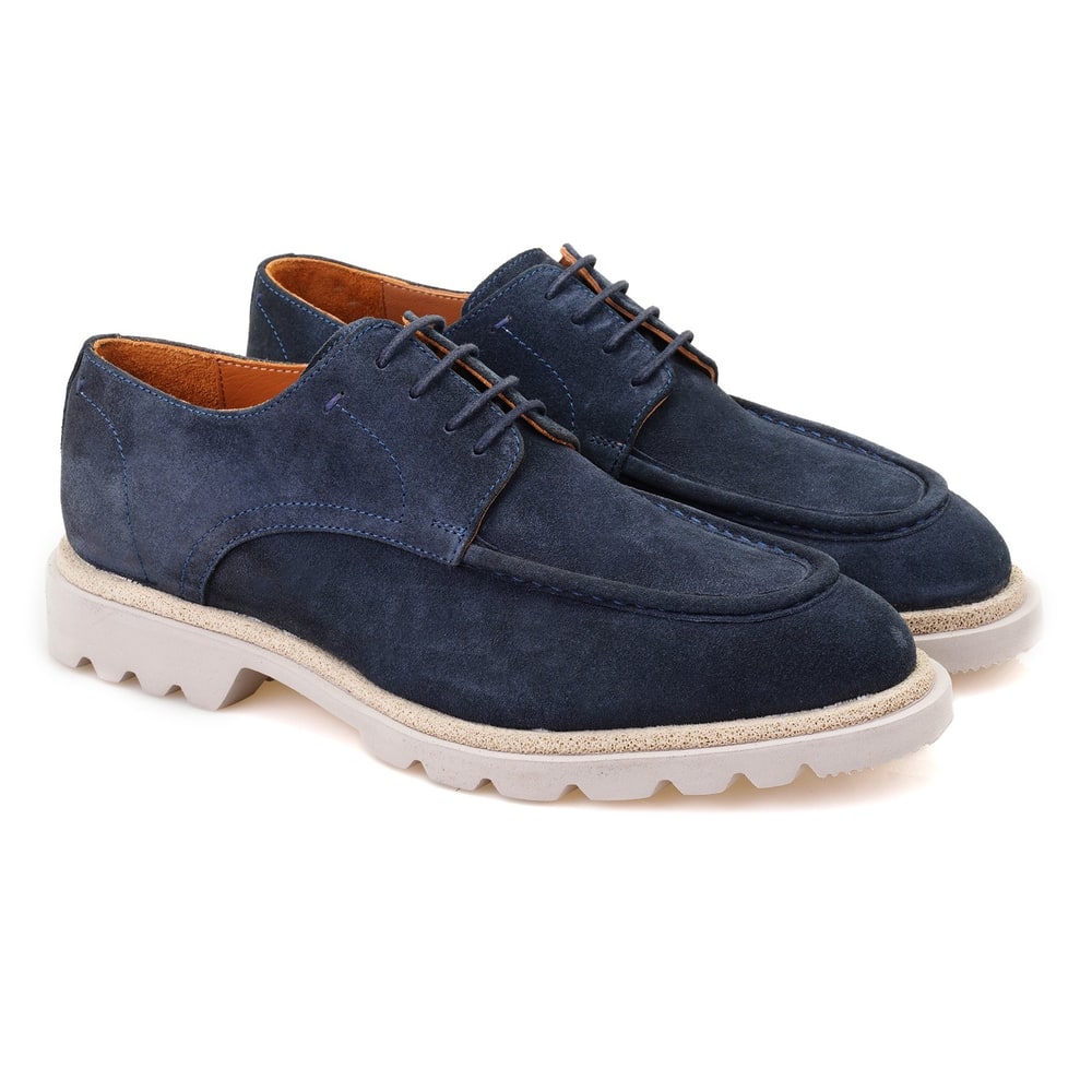 Elena Lacivert Erkek Günlük Süet Deri Ayakkabı