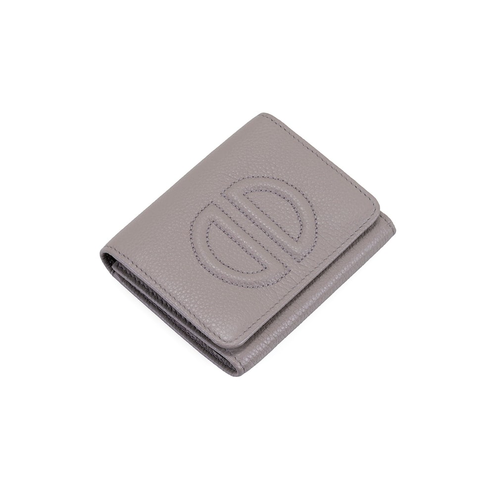 Gri Kadın Deri Cüzdan