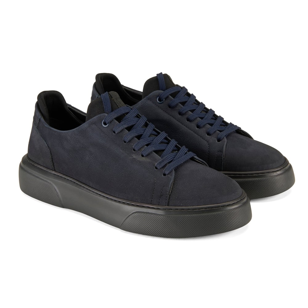 Holden Lacivert Erkek Nubuk Deri Günlük Ayakkabı