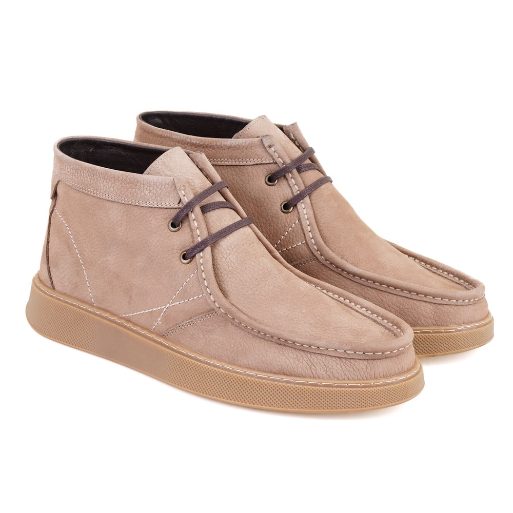 Ivory Kahve Erkek Nubuk Deri Bot