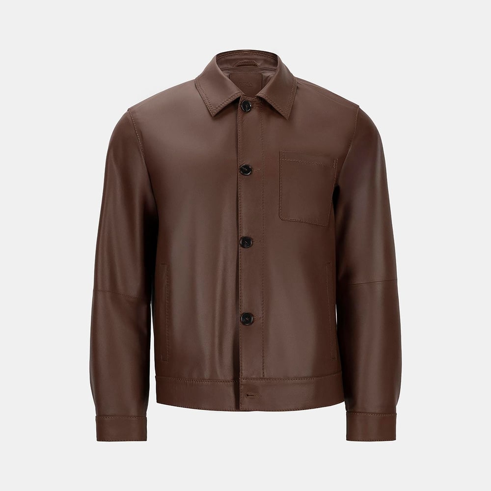 K15130 ERKEK DERİ CEKET