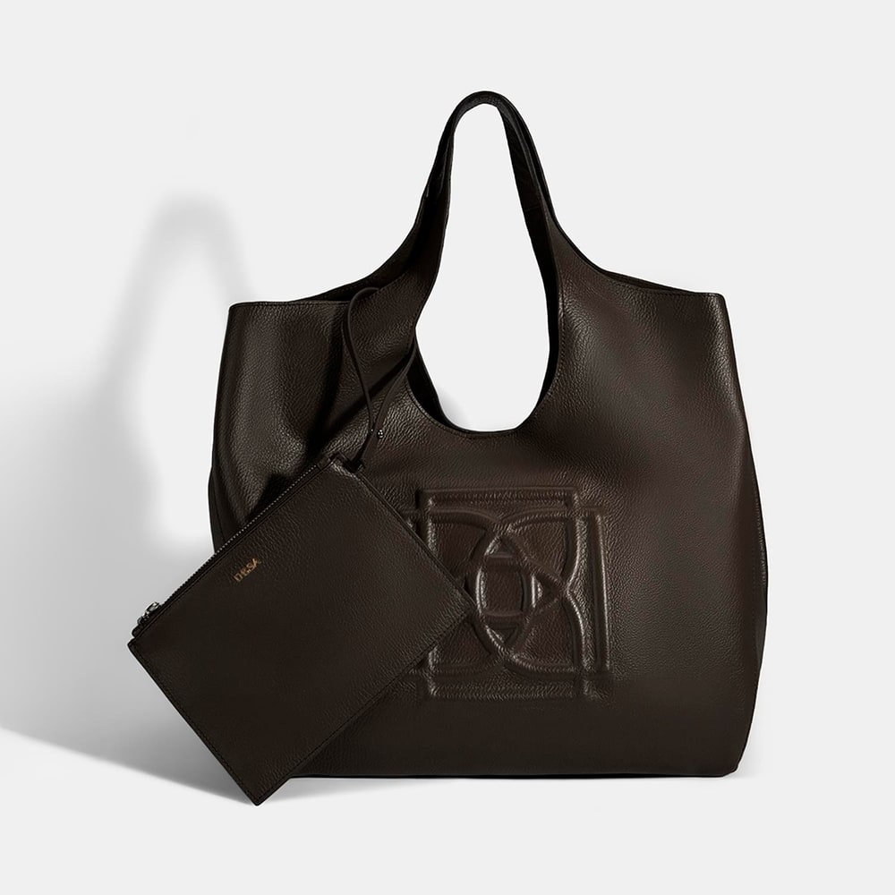 Kadın Kahve Deri Hobo Çanta