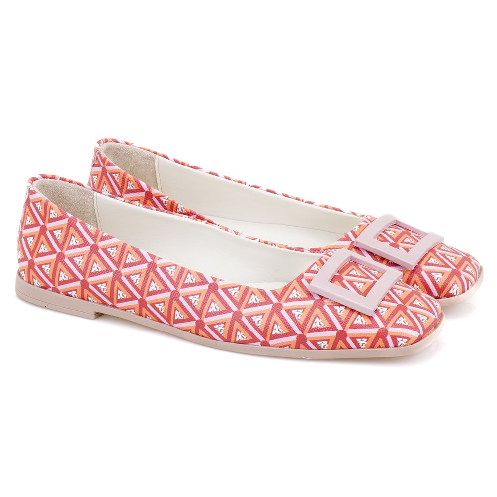 Kadın Kırmızı Monogram Babet