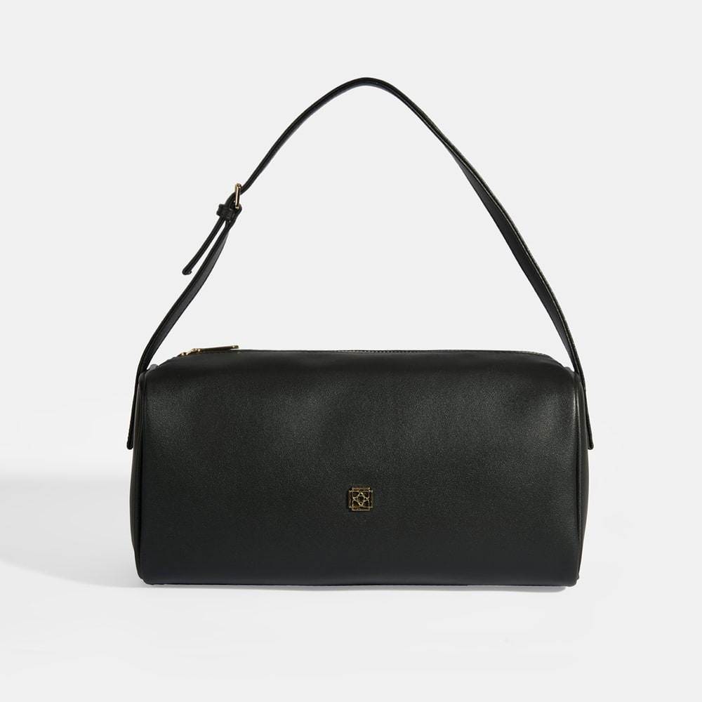 Kadın Siyah Ayarlanabilir Askılı Omuz Çantası