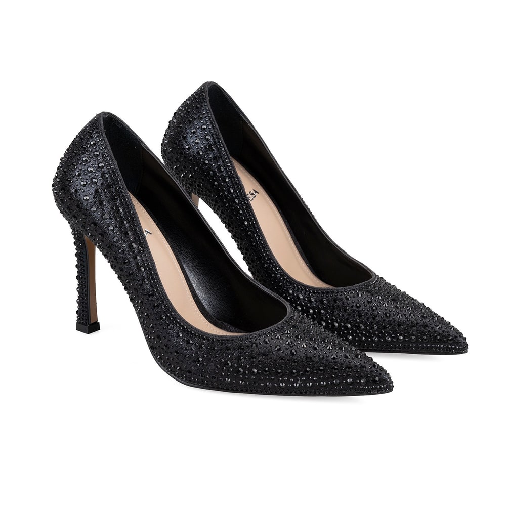 Kadın Siyah Klasik Topuklu Ayakkabı