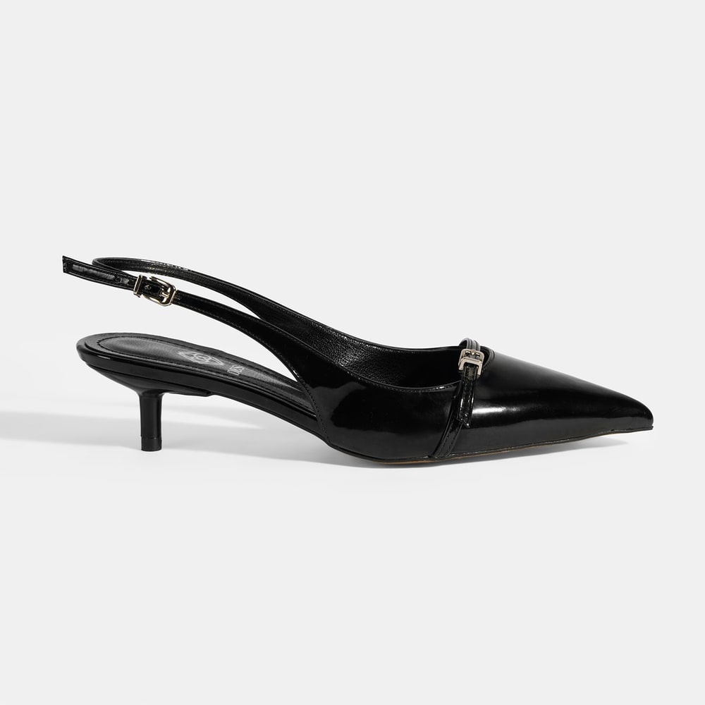 Kadın Siyah Topuklu Klasik Ayakkabı