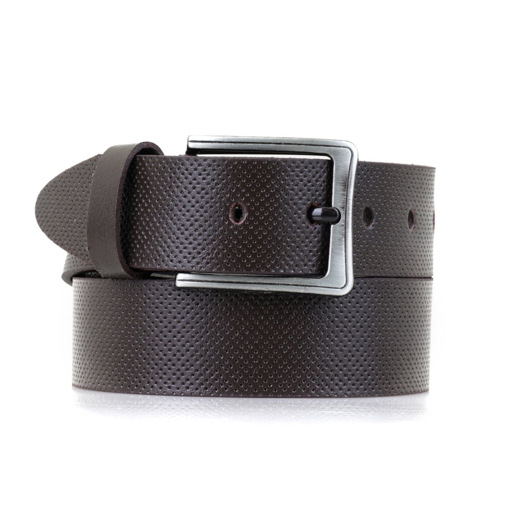 Kahve Erkek Spor Deri Kemer