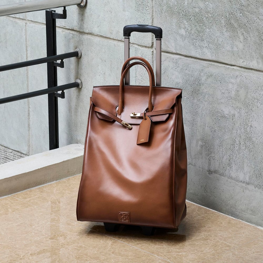 Kahverengi Deri Kabin Valiz