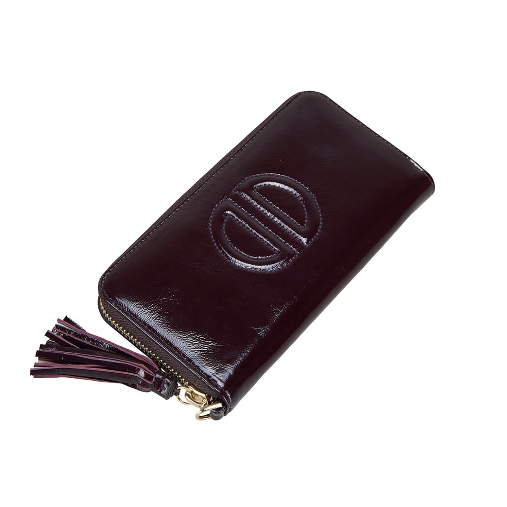 Kathleen Bordo Kadın Rugan Cüzdan