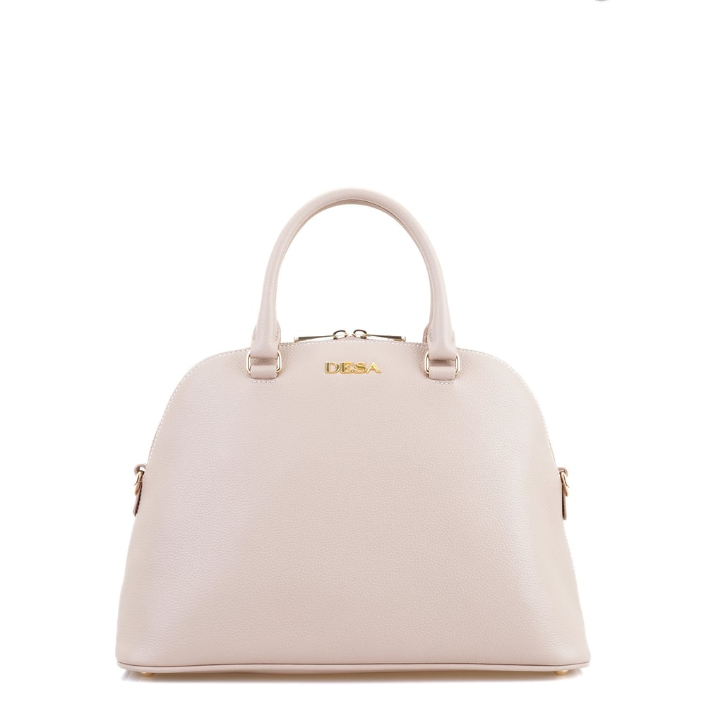 Khushi Krem Kadın Deri El Çantası