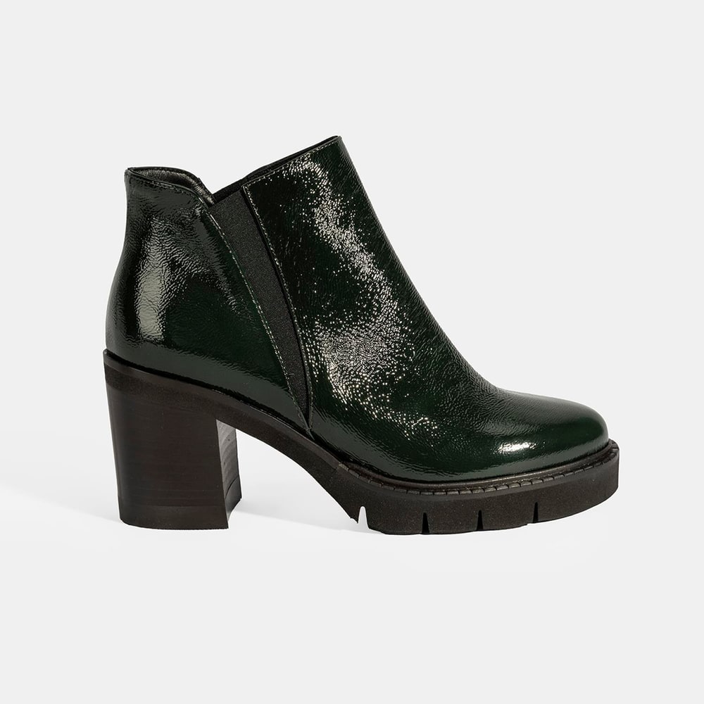 Luca Grossi Kadın Yeşil Platform Topuklu Rugan Bot