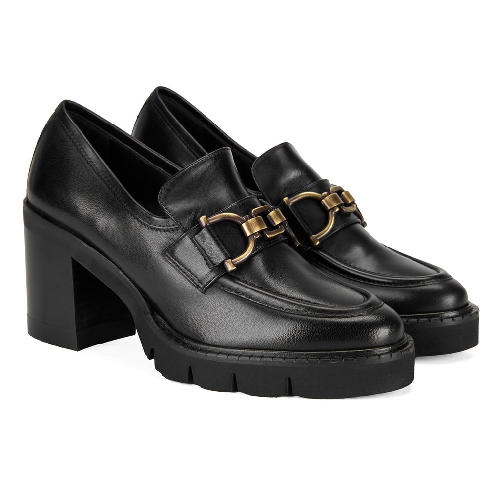 Luca Grossi Siyah Kadın Deri Günlük Ayakkabı