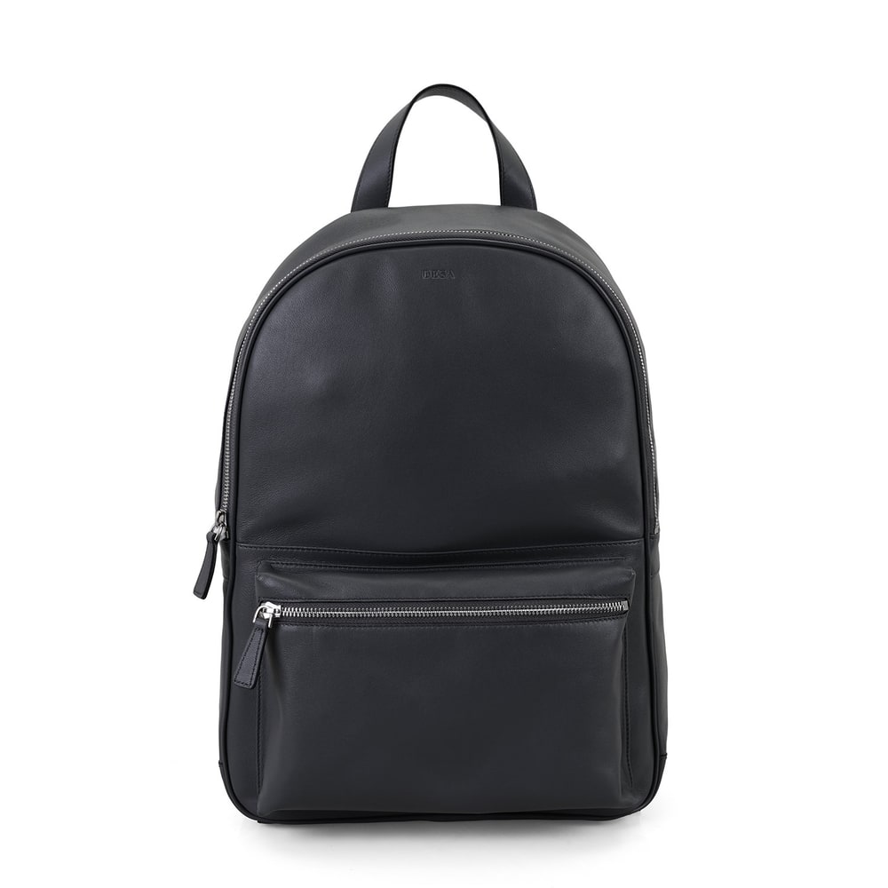 Nathan Gri Deri Sırt Çantası