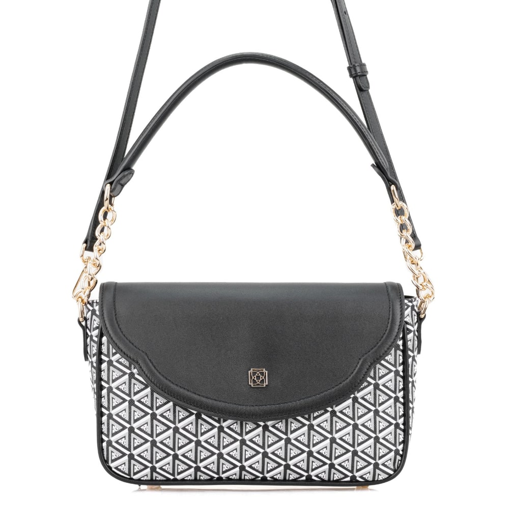 Plante Siyah Kadın Monogram Omuz Çantası