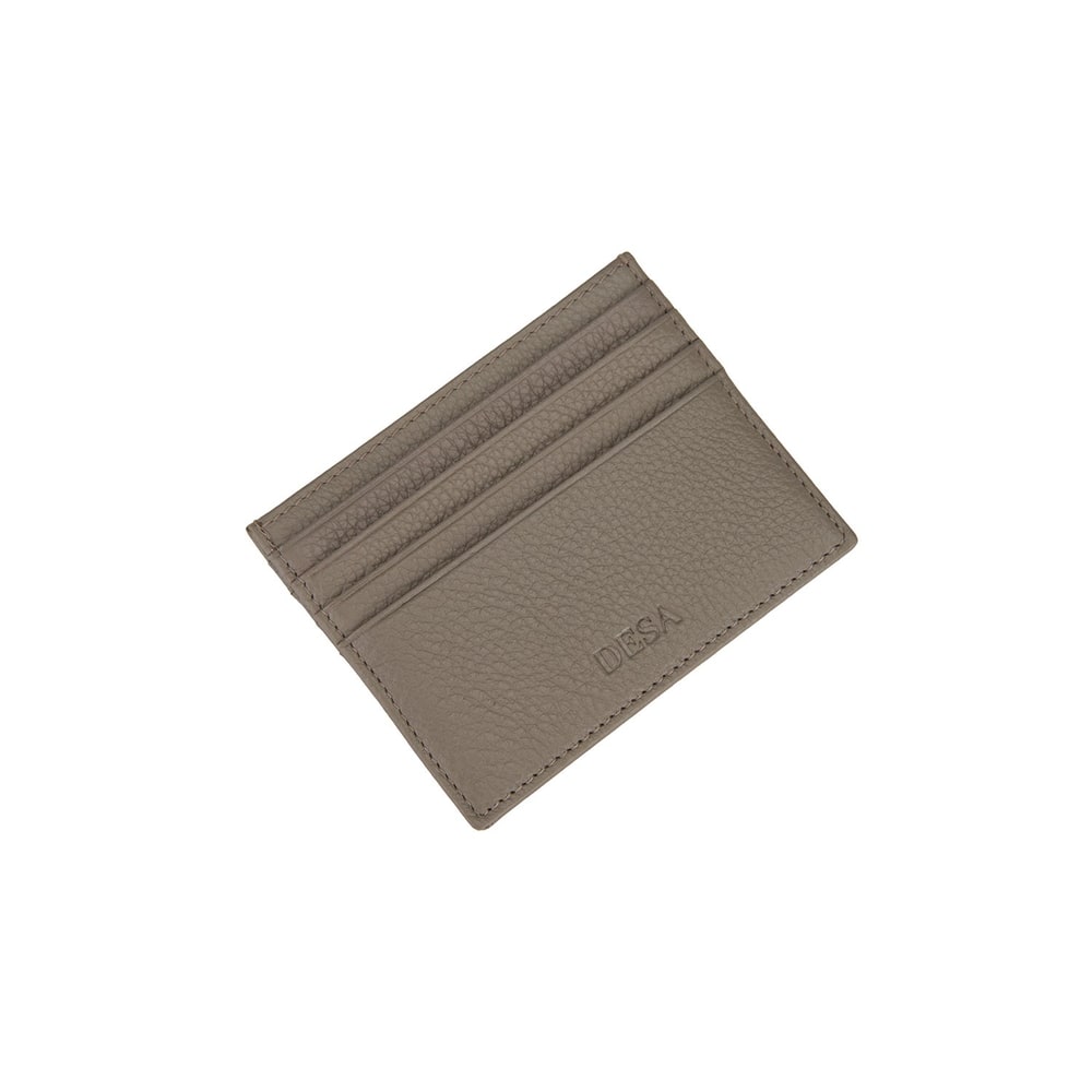 Reyna Gri Deri Kartlık