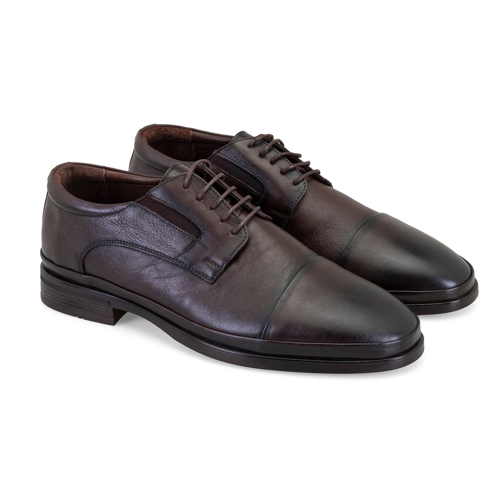 Sammy Kahve Erkek Deri Klasik Ayakkabı