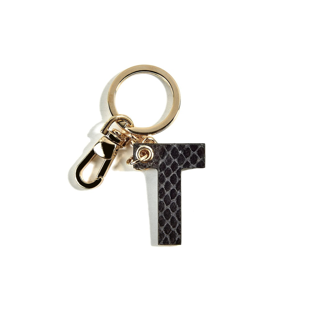 T Harfi Deri Anahtarlık