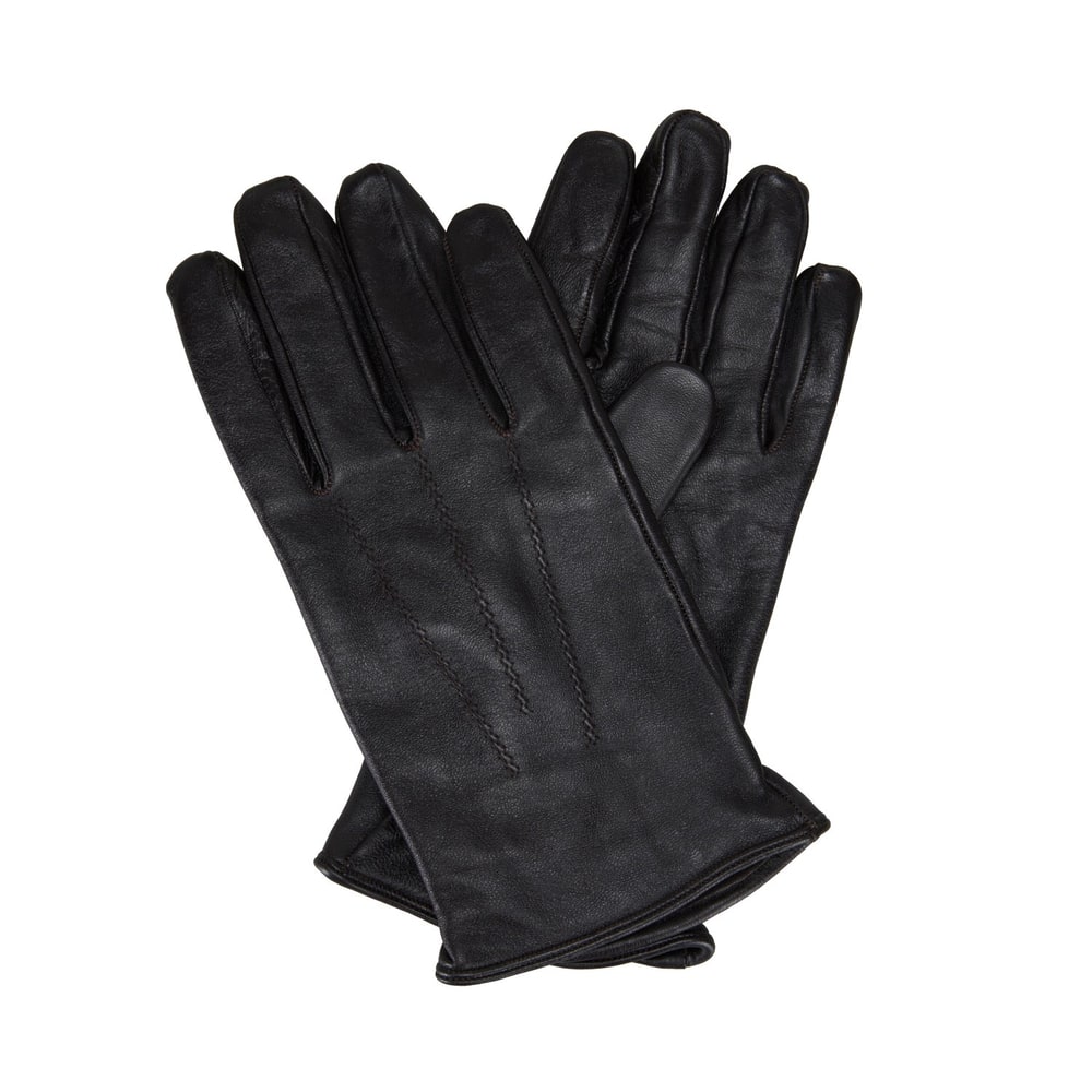 Vespera Kahve Erkek Lastikli Deri Eldiven