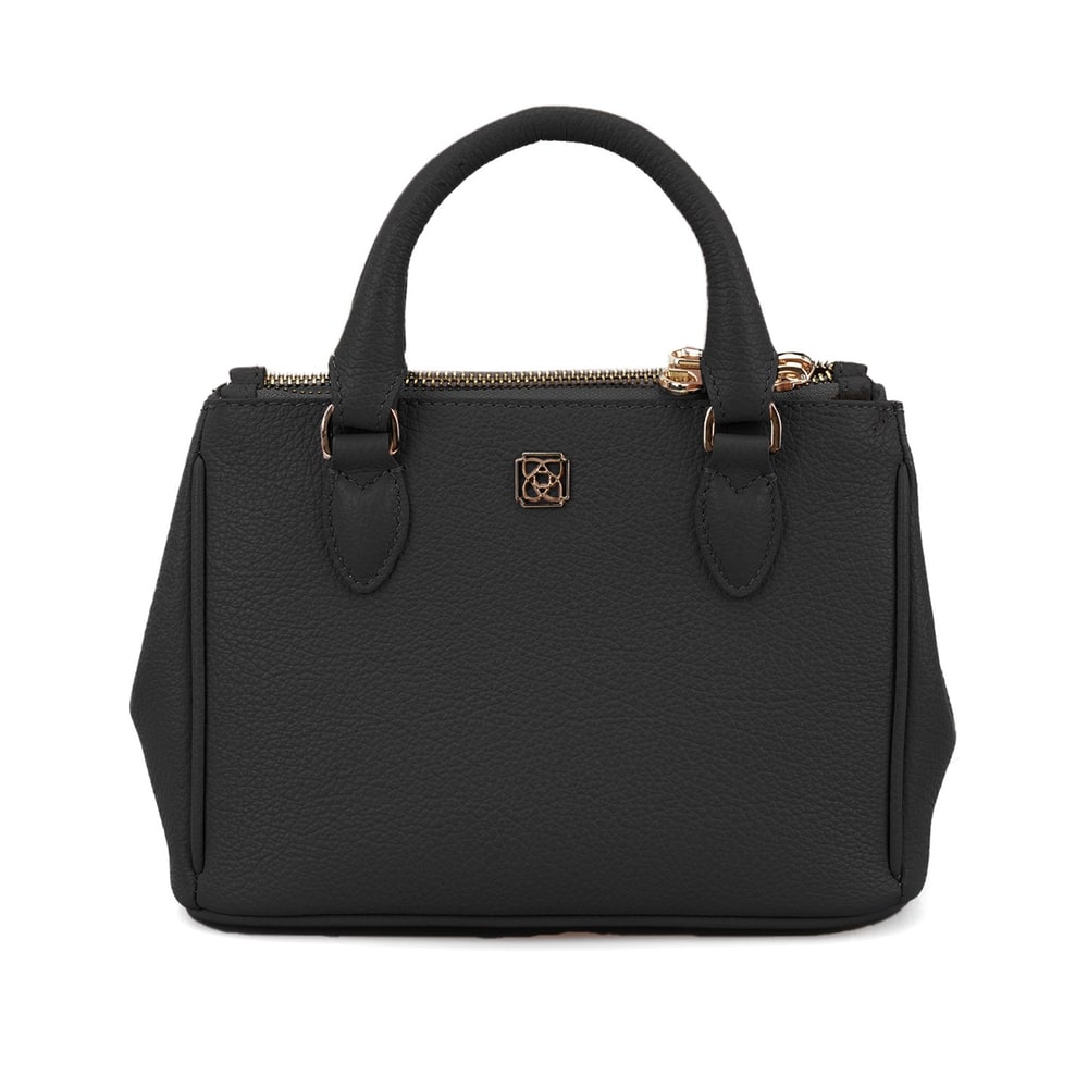 xxx Fleur Siyah Kadın Deri El Çantası