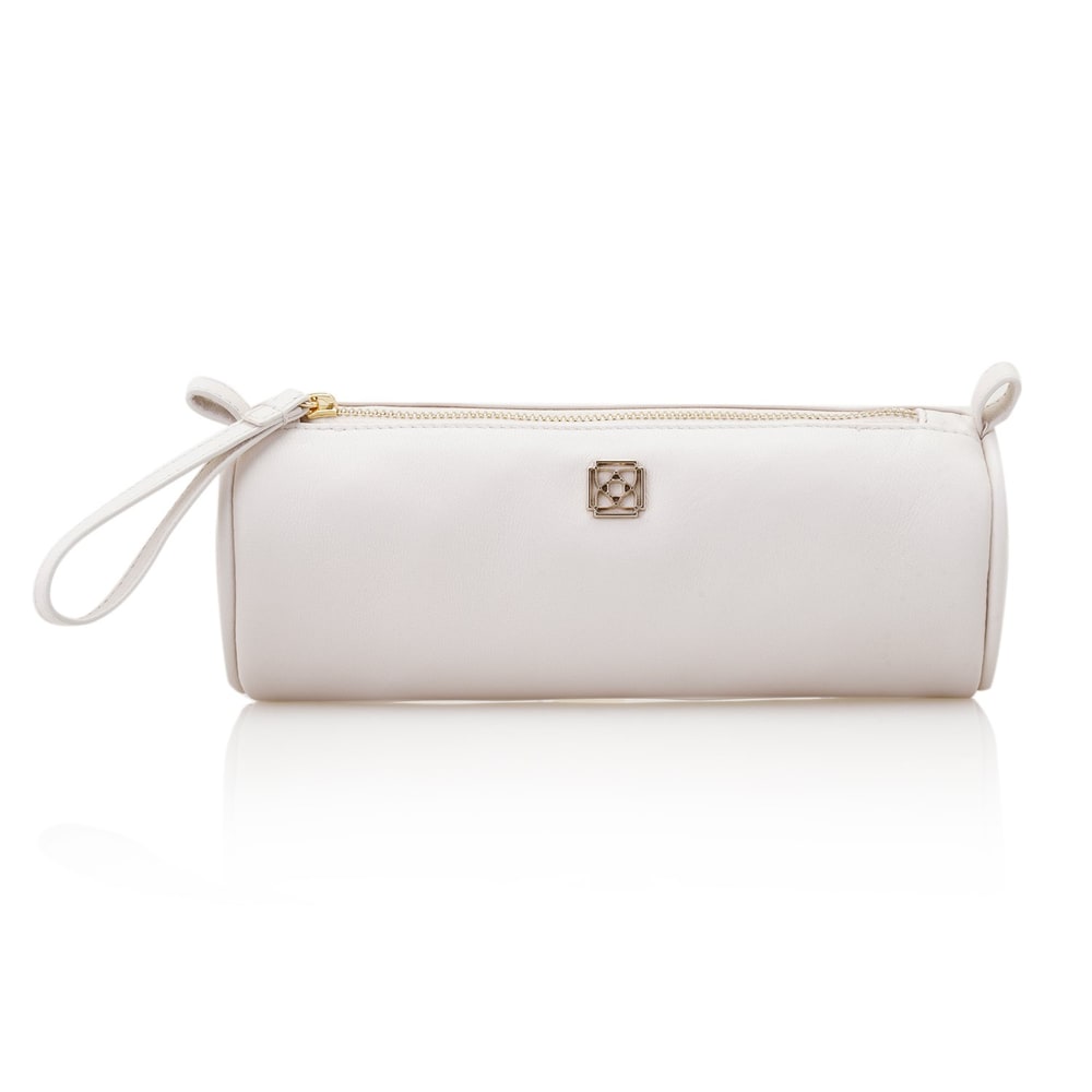 XXXBeyaz Napa Kalemlik/Makyaj/Tıraş Çantası