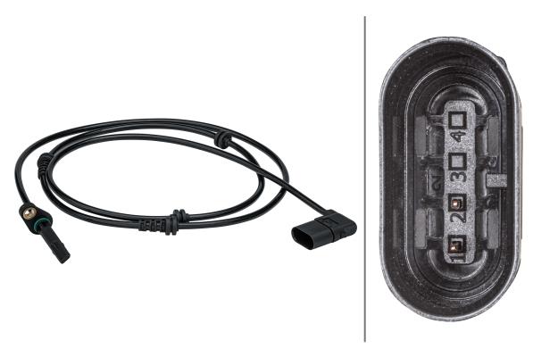 HELLAAbs Sensoru On Sol Mercedes C-Class W205 S205 C205 A205HELLA 6PU012679451