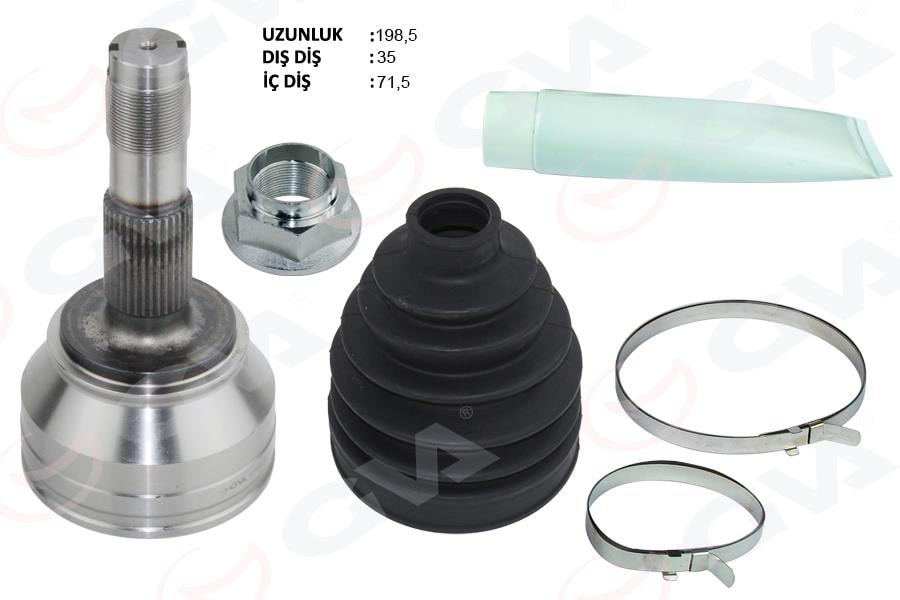 GVAAks Kafası Fıat Ducato 06 Cıtroen Jumper 06 Peugeot Boxer 06 2.0D Mtj 2.3D Mtj 3.0D MtjGVA 4427005K