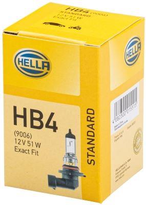 HELLAAmpul 12V 51W Hb4 P22d Unıversal Sağ CvHELLA 8GH005636121