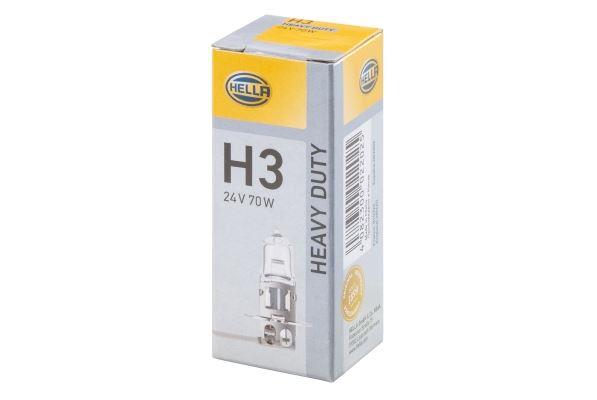 HELLAAmpul H3 70W 24V Pk22s Universal Cv H324v-Halh324v-4322877-H3hdcp1e-L7919564946-1310668------HELLA 8GH178555241