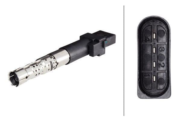 HELLAAteşleme Bobini Vw Vw 022905100G-022905100N-022905100N-1120169-1252407-1331283-1362718-1673468-6M2112029aa-6M2112029aa-Ym2HELLA 5DA358000001