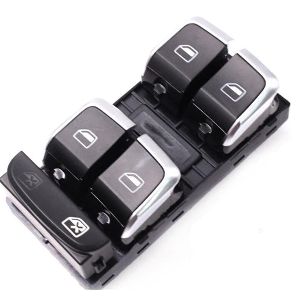 Audi A4 2010 Model Sonrası Dörtlü Cam Düğmesi Kromlu Bsg Marka 8K0959851F