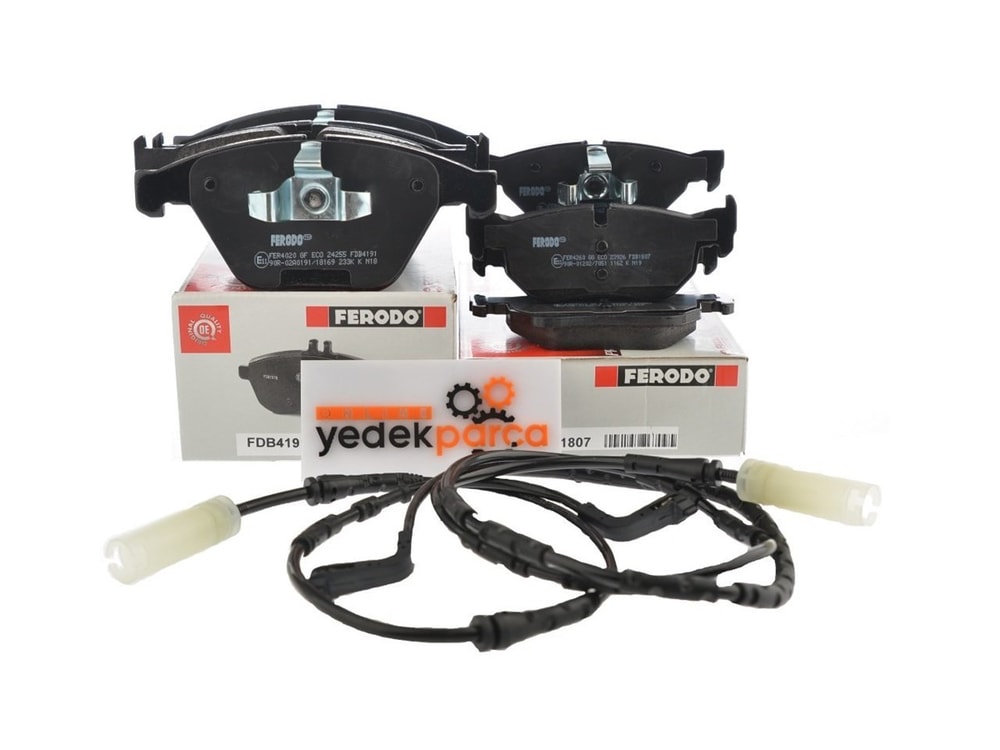 Bmw 3 Serisi E90 320d Ön Ve Arka Fren Balata Kit Takımı Ferodo Marka 34116780711-34216774692-34356789439-34356789445 