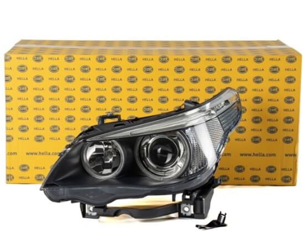 Bmw 5 Serisi E60 Kasa Sol Xenon Far Komple Hella Marka 63127165568