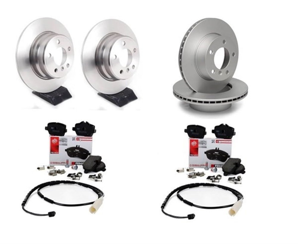 Bmw E87 Kasa 116i Ön Ve Arka Fren Disk Balata Seti Komple 34216788183-34216764647-34116774050-34116764629