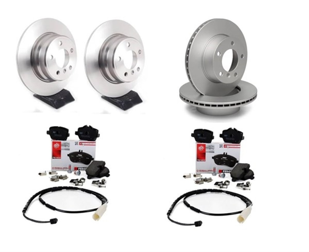 Bmw E87 Kasa 116i Ön Ve Arka Fren Disk Balata Seti Komple 34216788183-34216764647-34116774050-34116764629