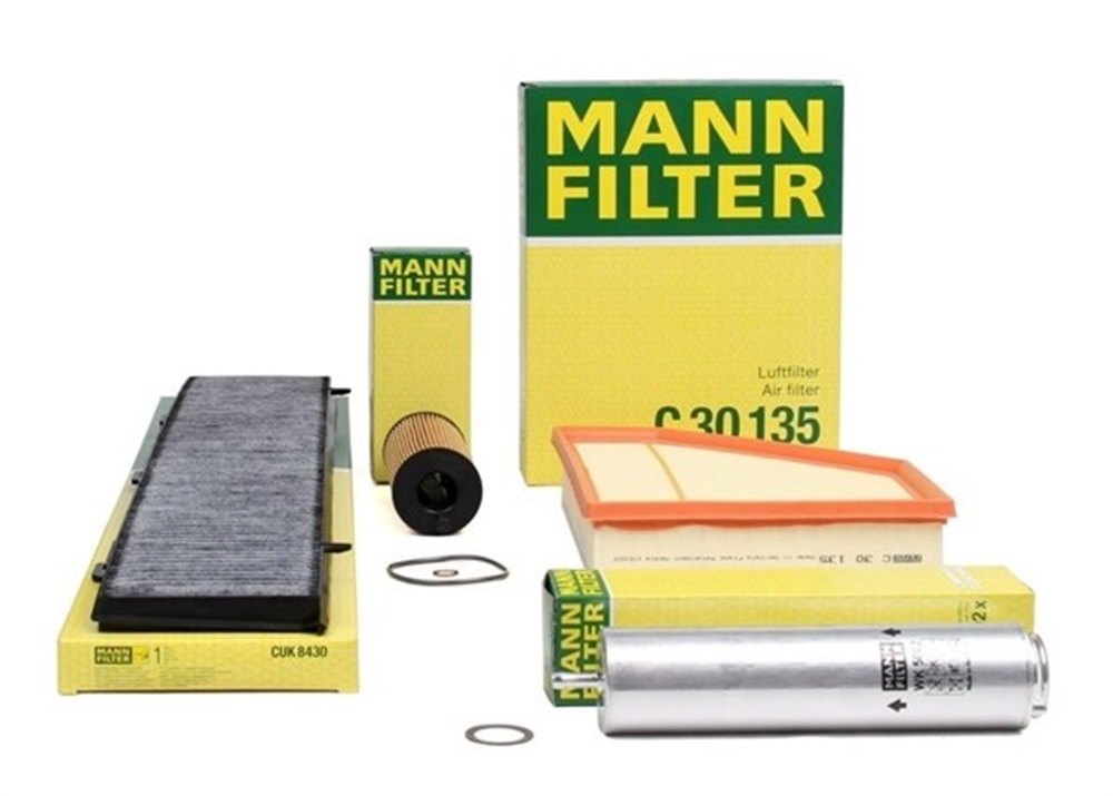 Bmw E90 320d N47 Motor 184 HP Periyodik Bakım Filtre Set Mann Marka 64316946628-11428507683-13717797465-13327823413