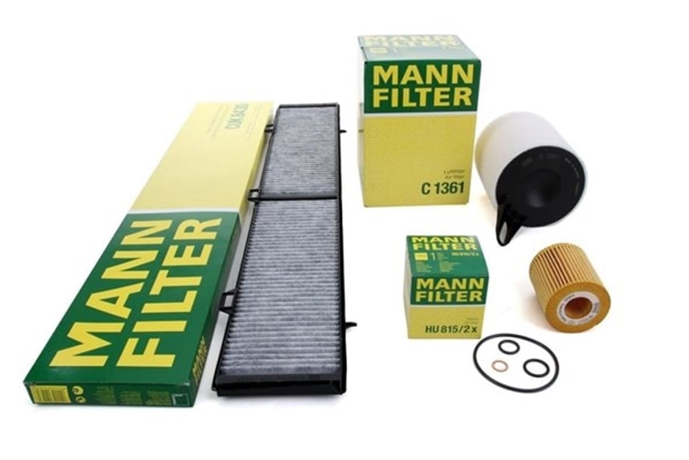Bmw E90 Kasa 316i Periyodik Bakım Filtre Seti Yağsız Mann Marka 64316946628-11427501676-13717532754