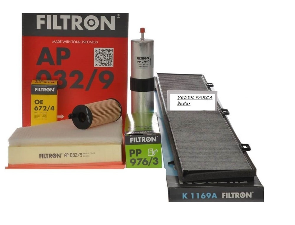 Bmw E90 Kasa 318d N47 Motor Periyodik Bakım Filtre Seti 