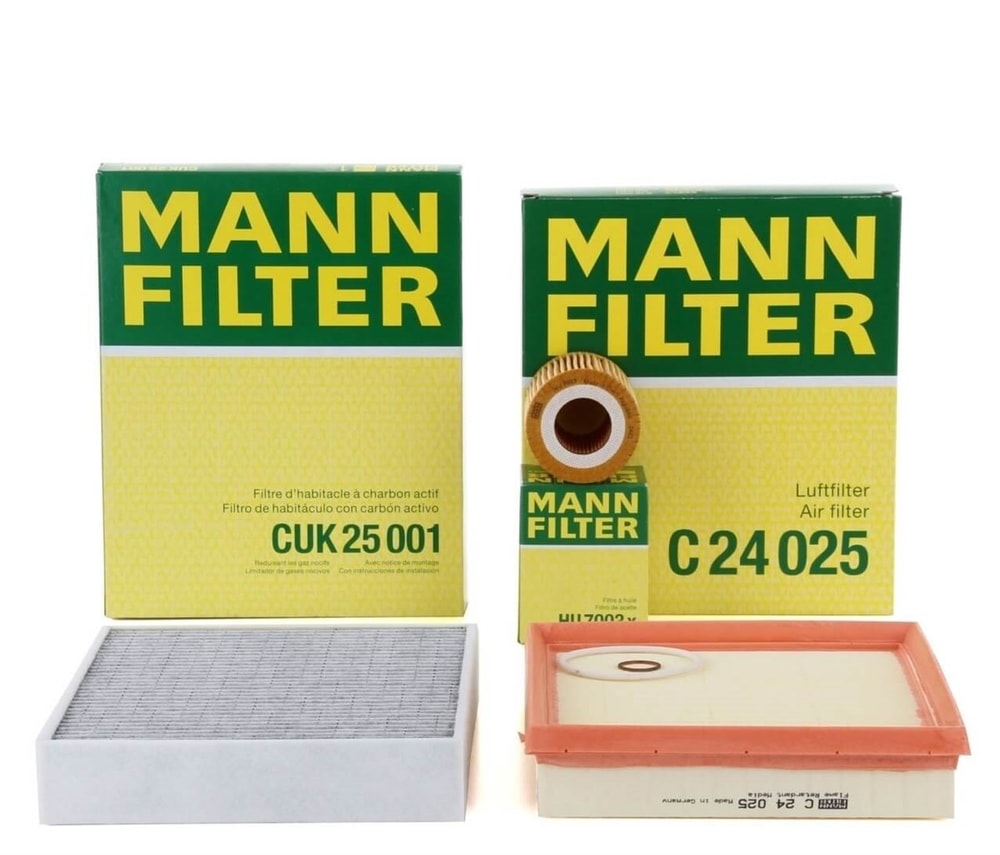 Bmw F20 Kasa 116i Periyodik Bakım Filtre Seti Mann